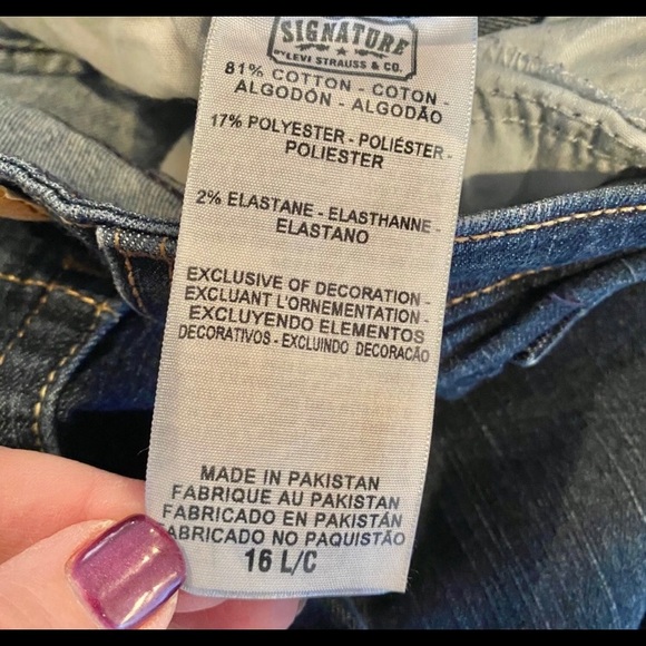 16 Long Levi’s Classic boot cut Jeans Medium wash - Picture 8 of 10